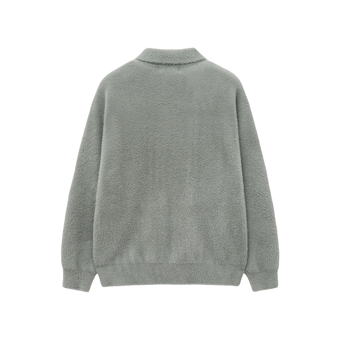 지오송지오 셈블런스 헤어리 카라 니트 그레이 ZH2KT803GY(ZIOSONGZIO SEMBLANCE Hairy Collared Knit Grey) - 2