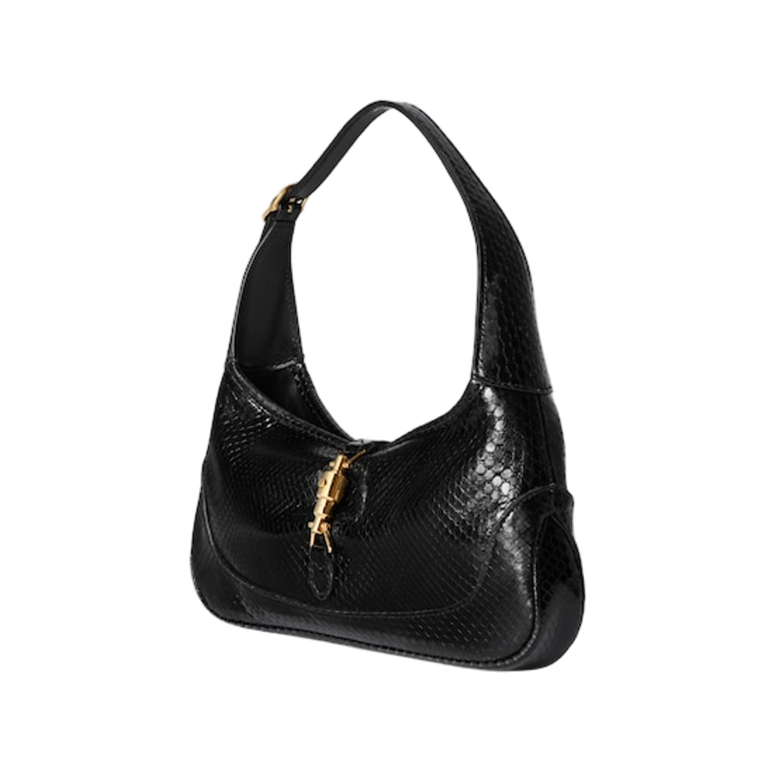 구찌 재키 슬림 파이썬 스몰 숄더백 블랙(Gucci Jackie Slim Python Small Shoulder Bag Black) - 2