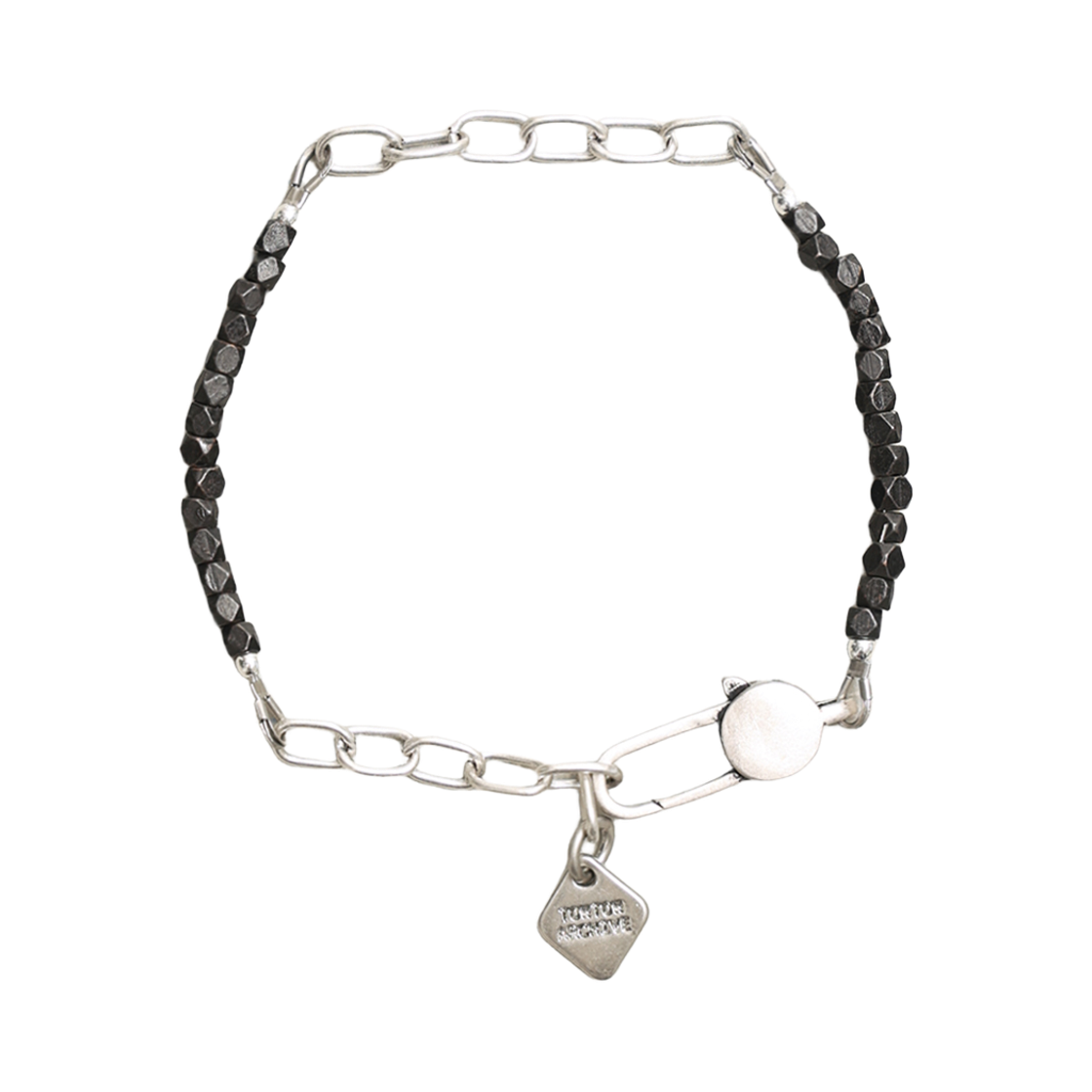 토우토우아카이브 다이스 메탈 링크 팔찌 블랙(TOWTOW.ARCHIVE Dice Metal Link Bracelet Black)