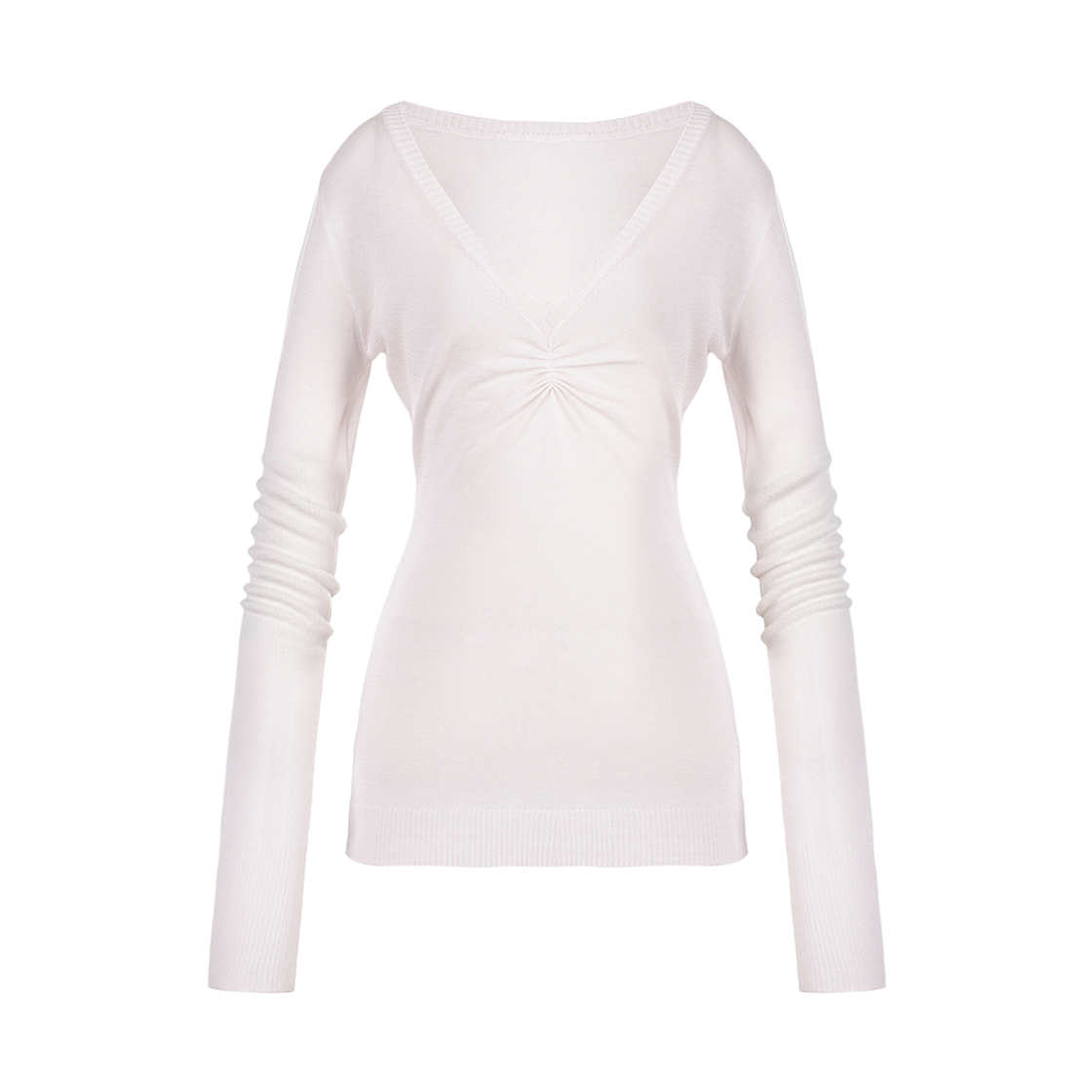 RMKN6101PK REISE MIYA Iri Shirring Knit Baby Pink