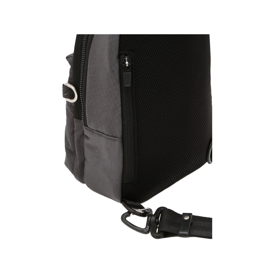 질스튜어트 액세사리 남성 모브 블랙 나일론 슬링백 JUBA6E242G2 그레이(Jillstuart Men's Acc Mov Move Black Nylon Sling Bag Juba6E242G2 Normal Grey) - 3