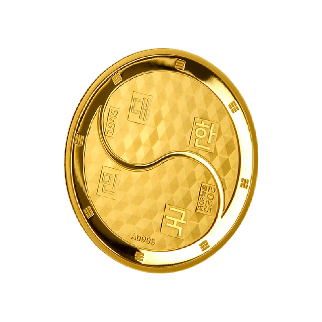 금 한국조폐공사 광복 80주년 기념 금메달 15.55g(Gold KOMSCO The 80th Anniversary of Liberation Gold Medal 15.55g) - 2