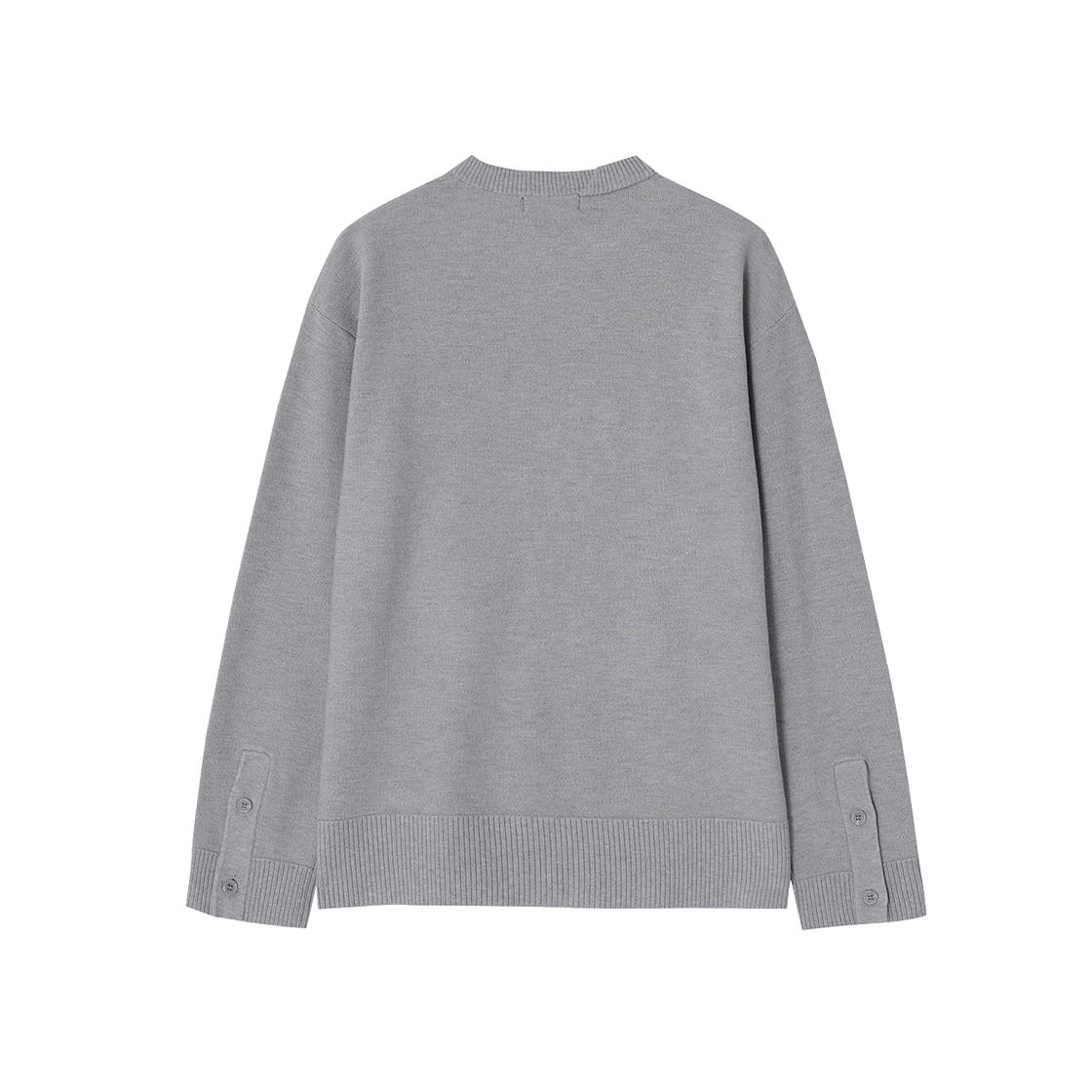 지오송지오 셈블런스 크루넥 니트 라이트그레이 ZH2KT815LG(ZIOSONGZIO SEMBLANCE Crewneck Knit Light Grey) - 2
