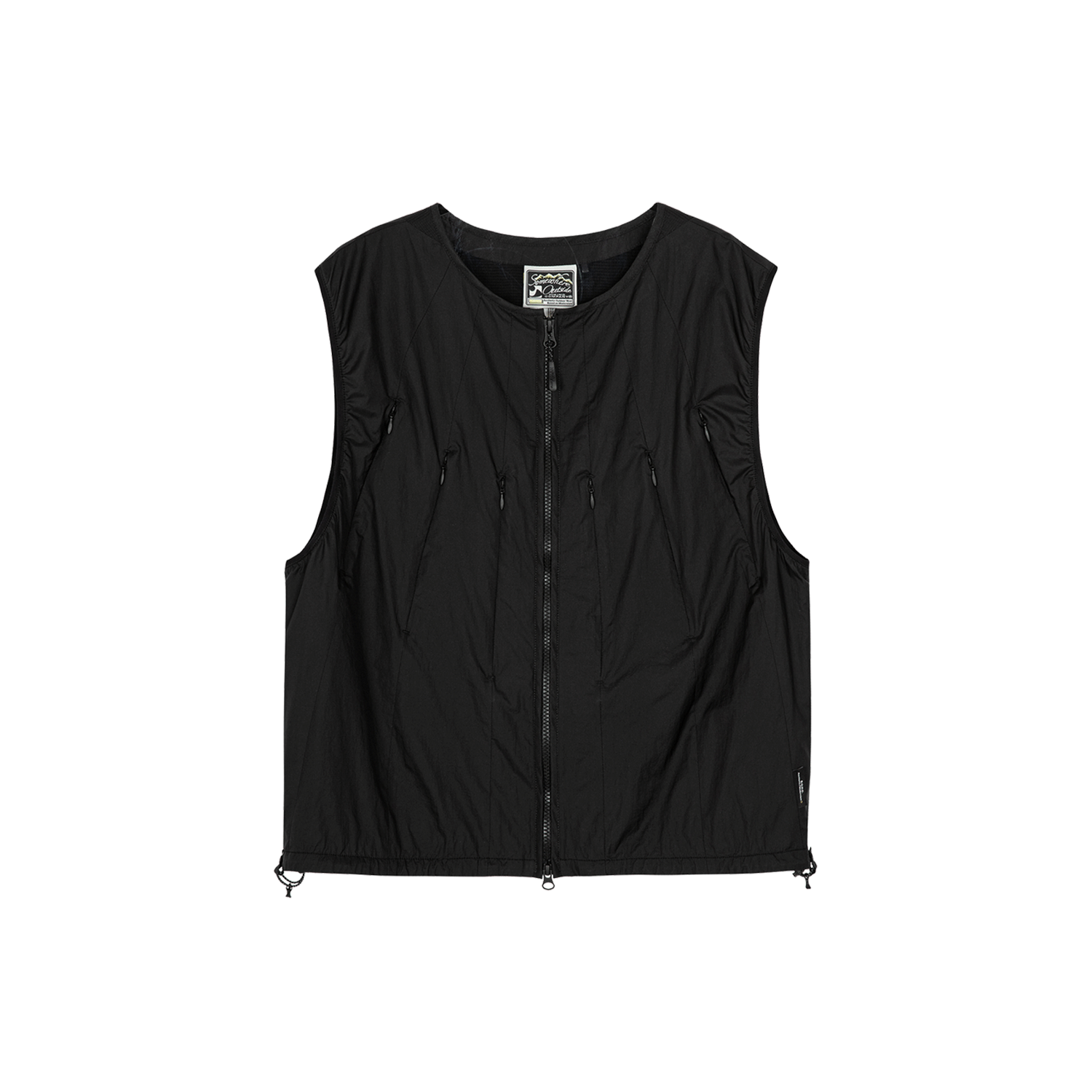 11VSV20116 SOHC Ventilation Zip Vest_11VSV201 Black