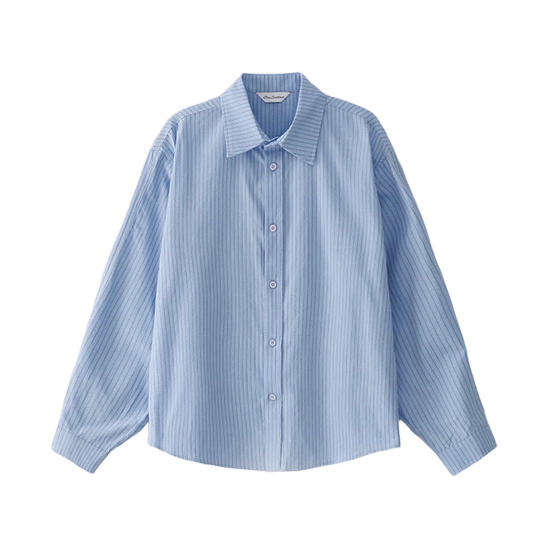 블루 선플라워 소프트 포멀 스트라이프 셔츠(Blue Sunflower Soft Formal Stripe Shirt) - 2