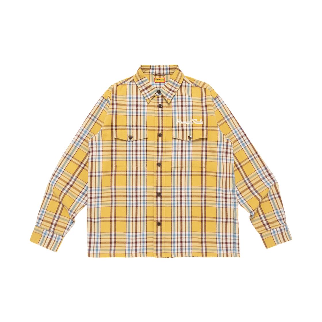 휴먼 메이드 체크 셔츠 옐로우(Human Made Check Shirt Yellow) - 2