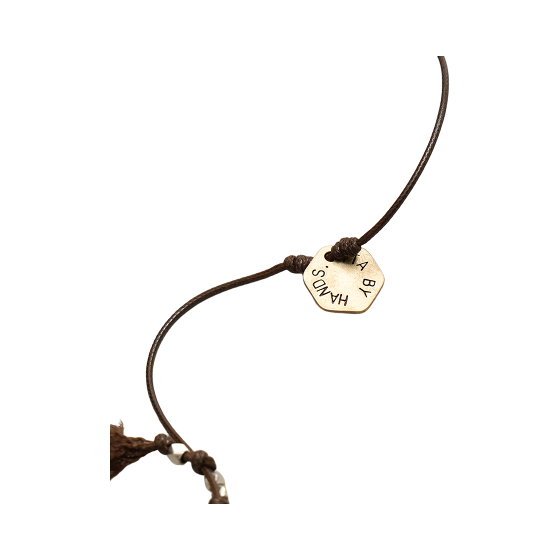 핸드 트위스티드 버튼 스틱 목걸이 브론즈(TOWTOW.ARCHIVE Hand-Twisted Button Stick Necklace Bronze) - 3