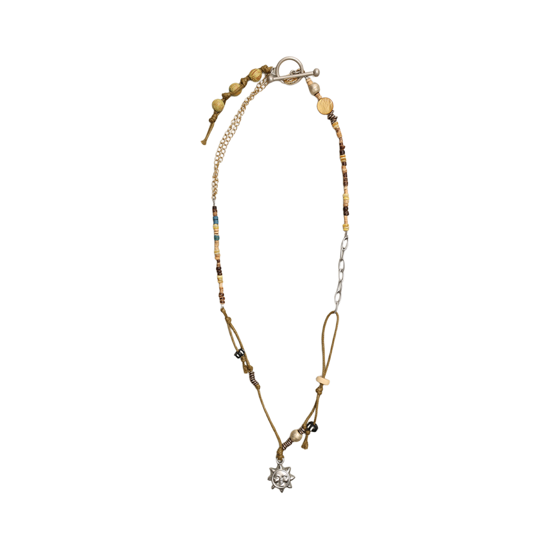 솔라 믹스드 비즈 목걸이 믹스(TOWTOW.ARCHIVE Solar Mixed Beads Necklace Mix) - 1
