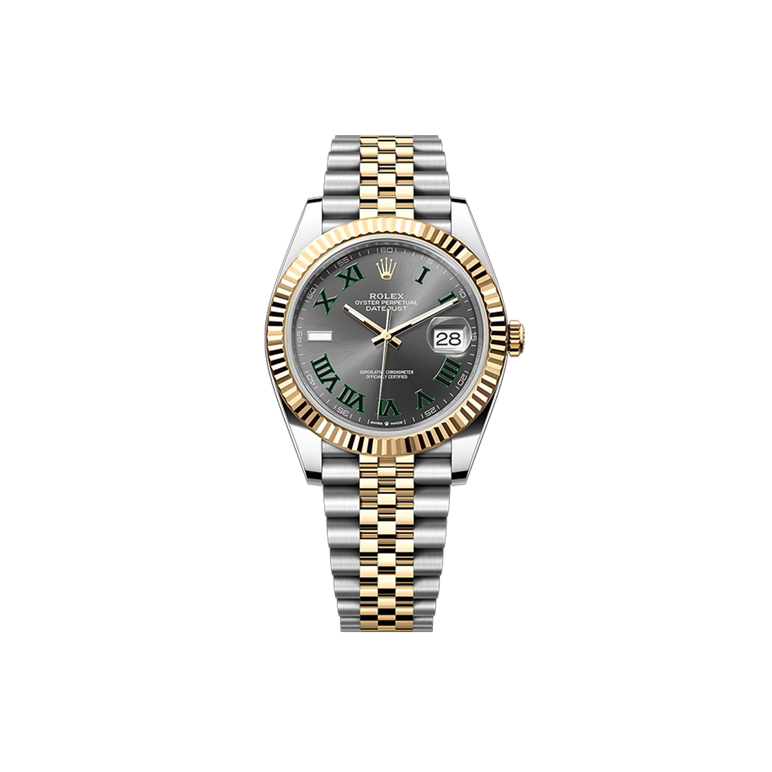 롤렉스 데이저스트 41-126333 슬레이트 로마+바 쥬빌리 NO.7550(Rolex Datejust 41 - 126333 Slate Roman + Bar Jubilee No. 7550) - 1