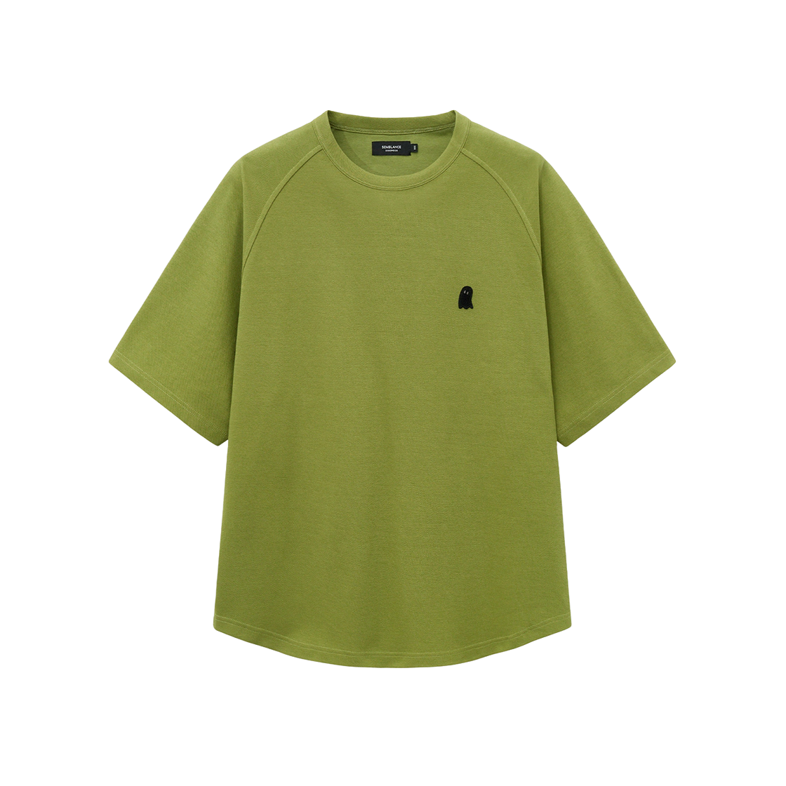 지오송지오 셈블런스 래글런 티셔츠 그린 ZH2TS804GR