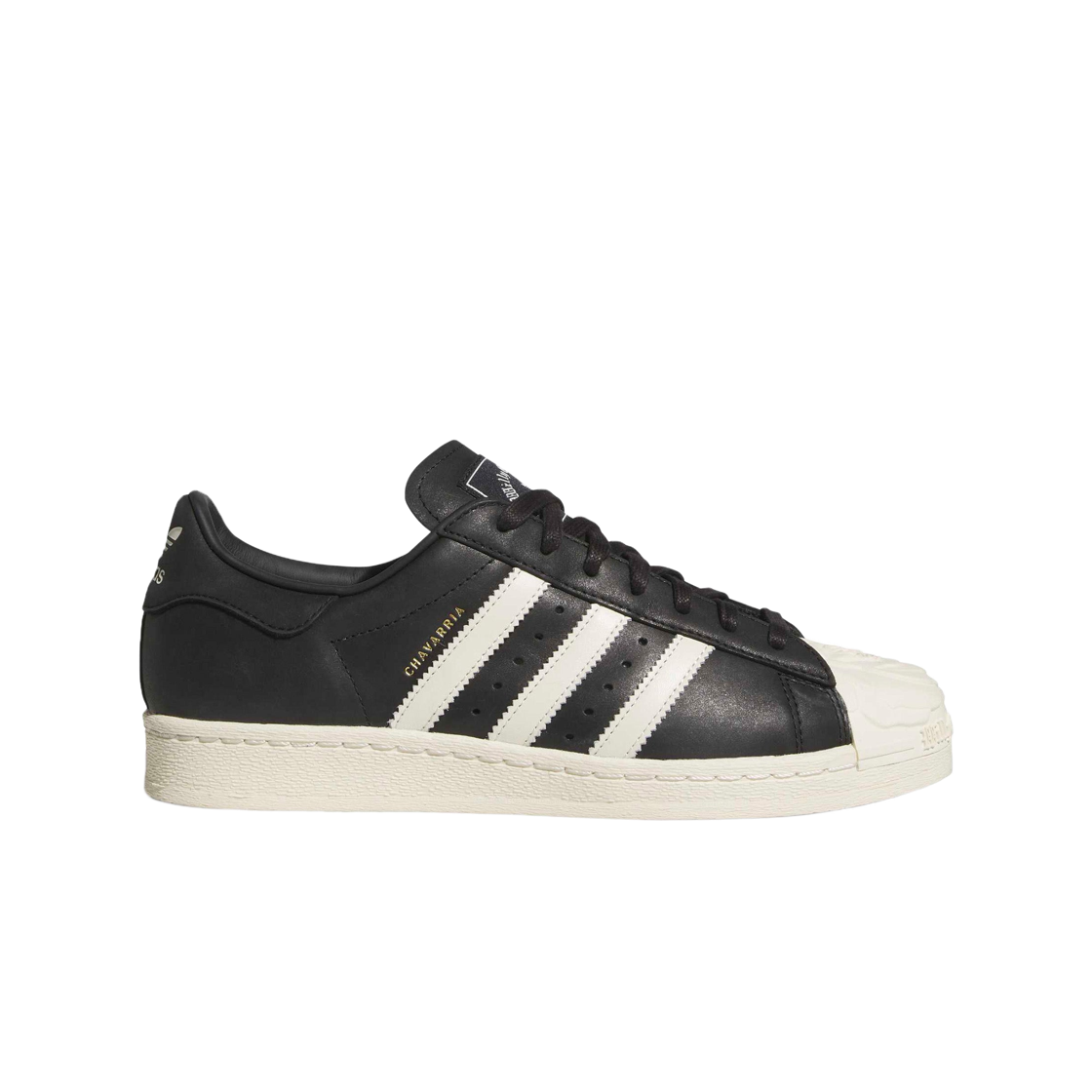 아디다스 x 윌리 차바리아 슈퍼스타 코어 블랙 크림 화이트
