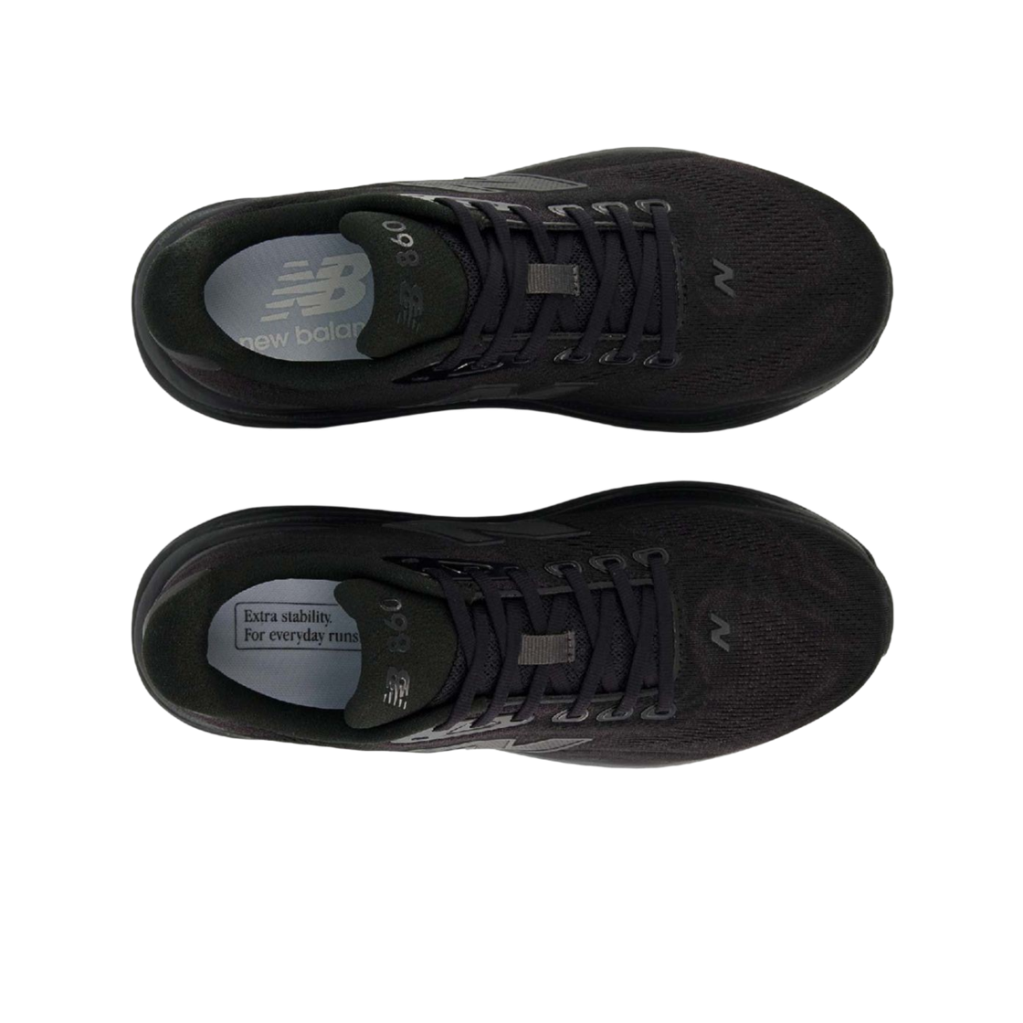 (W) 뉴발란스 프레쉬 폼 X 860v15 블랙 - B 스탠다드((W) New Balance Fresh Foam X 860v15 Black - B Standard) - 2
