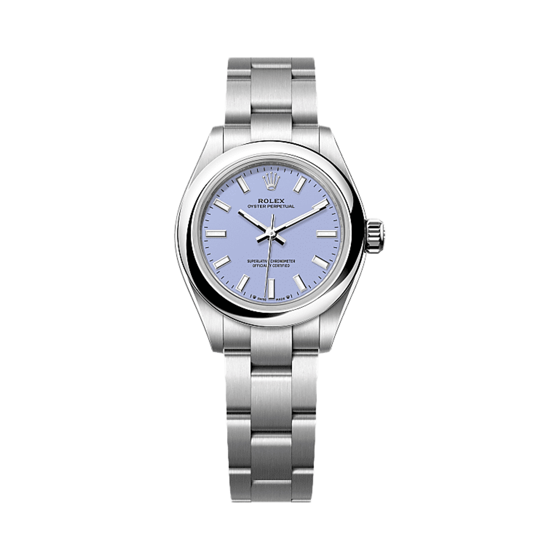 롤렉스 오이스터 퍼페추얼 28mm 276200 라벤더 바 오이스터(Rolex Oyster Perpetual 28mm 276200 Lavender Bar Oyster)