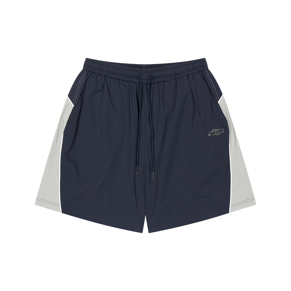 본투윈 나일론 블록 쇼츠 네이비(BORN TO WIN Nylon Block Shorts Navy)