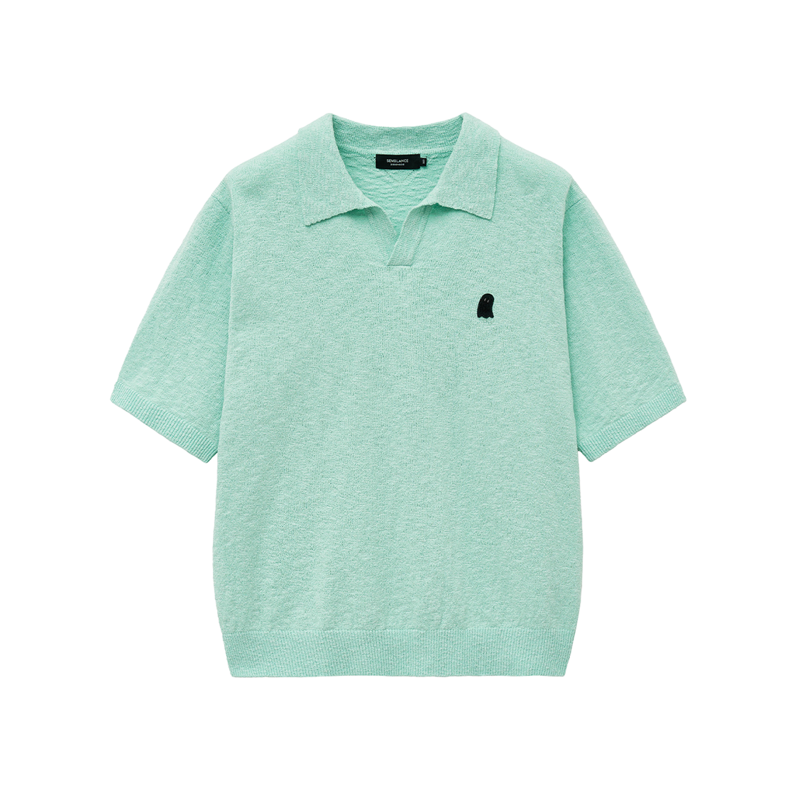 지오송지오 셈블런스 부클 카라 니트 민트 ZH2KT879MT(ZIOSONGZIO SEMBLANCE Boucle Collared Knit Mint)