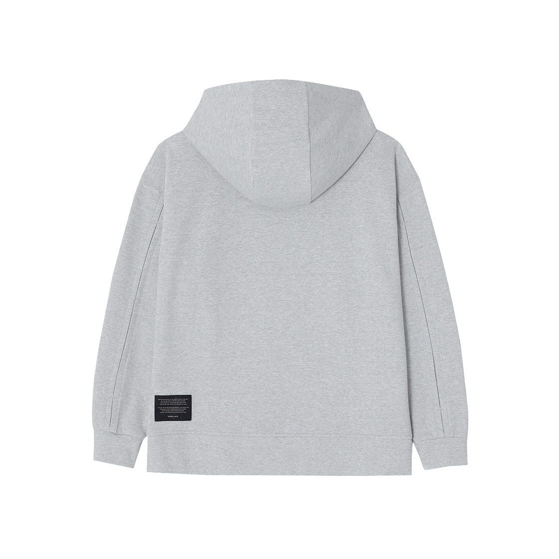 지오송지오 셈블런스 오버사이즈 후드 멜란지그레이 ZH2TS827MG(ZIOSONGZIO SEMBLANCE Oversize Hood Melange Grey) - 2
