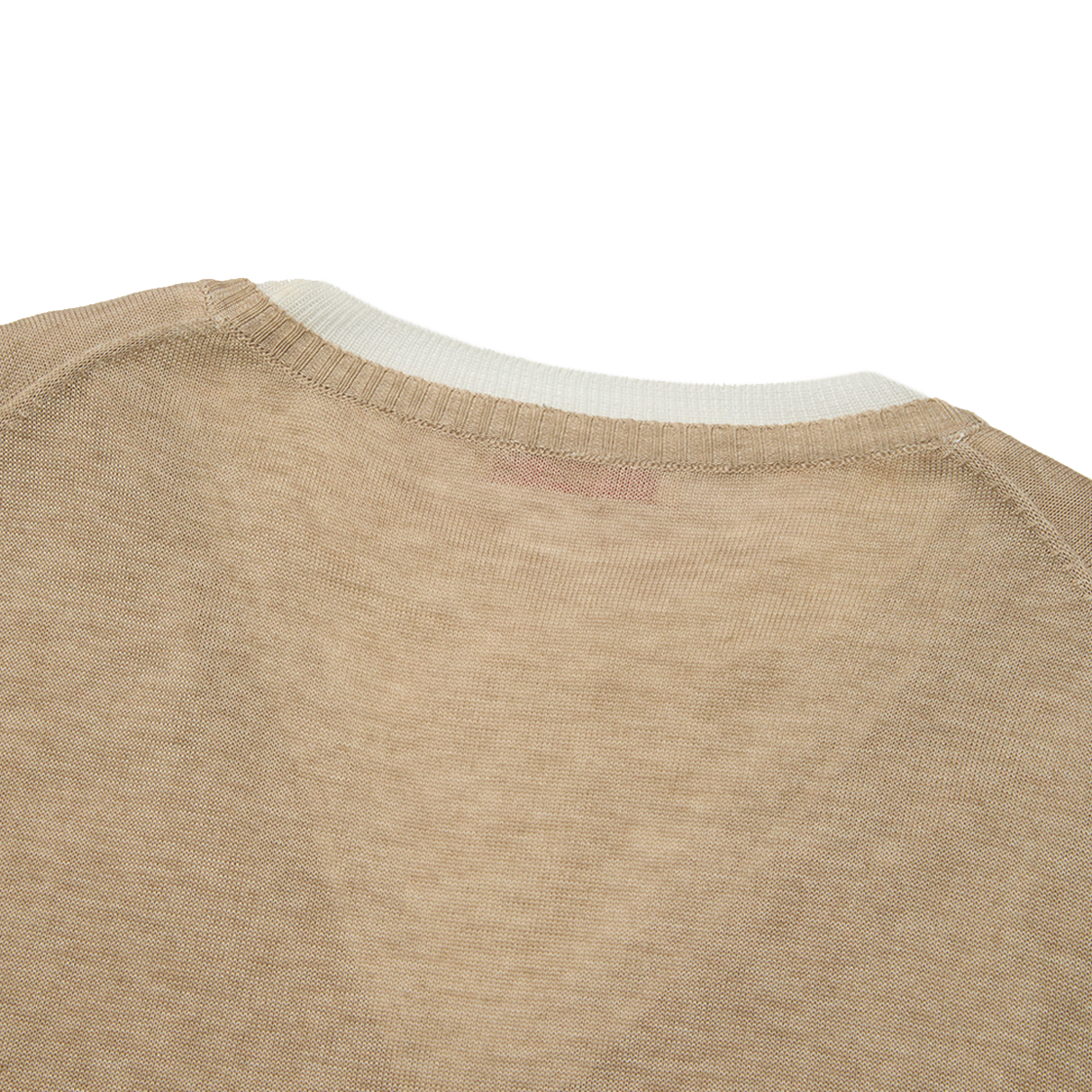 엠엠아이씨 인서트 니트 베이지(MMIC Insert Knit Beige) - 5