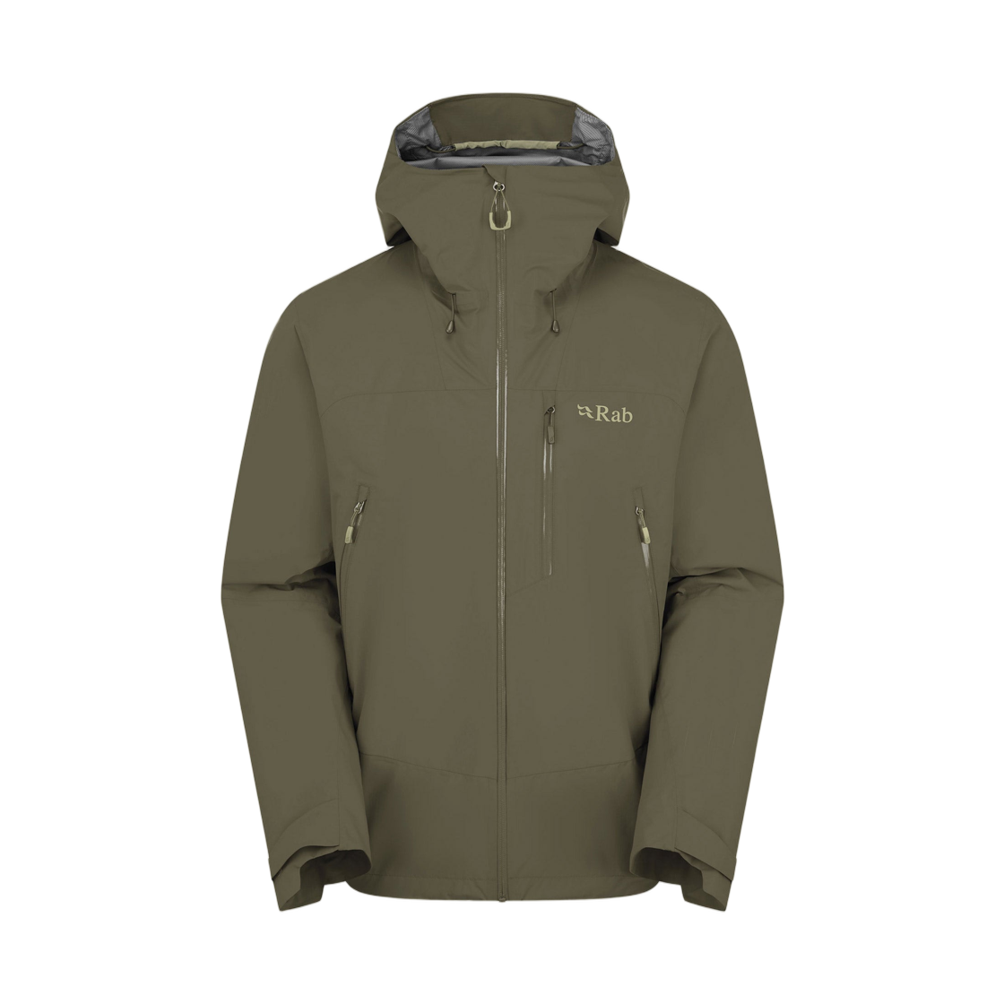 QWI-11 Rab Downpour Mountain Waterproof Jacket Army