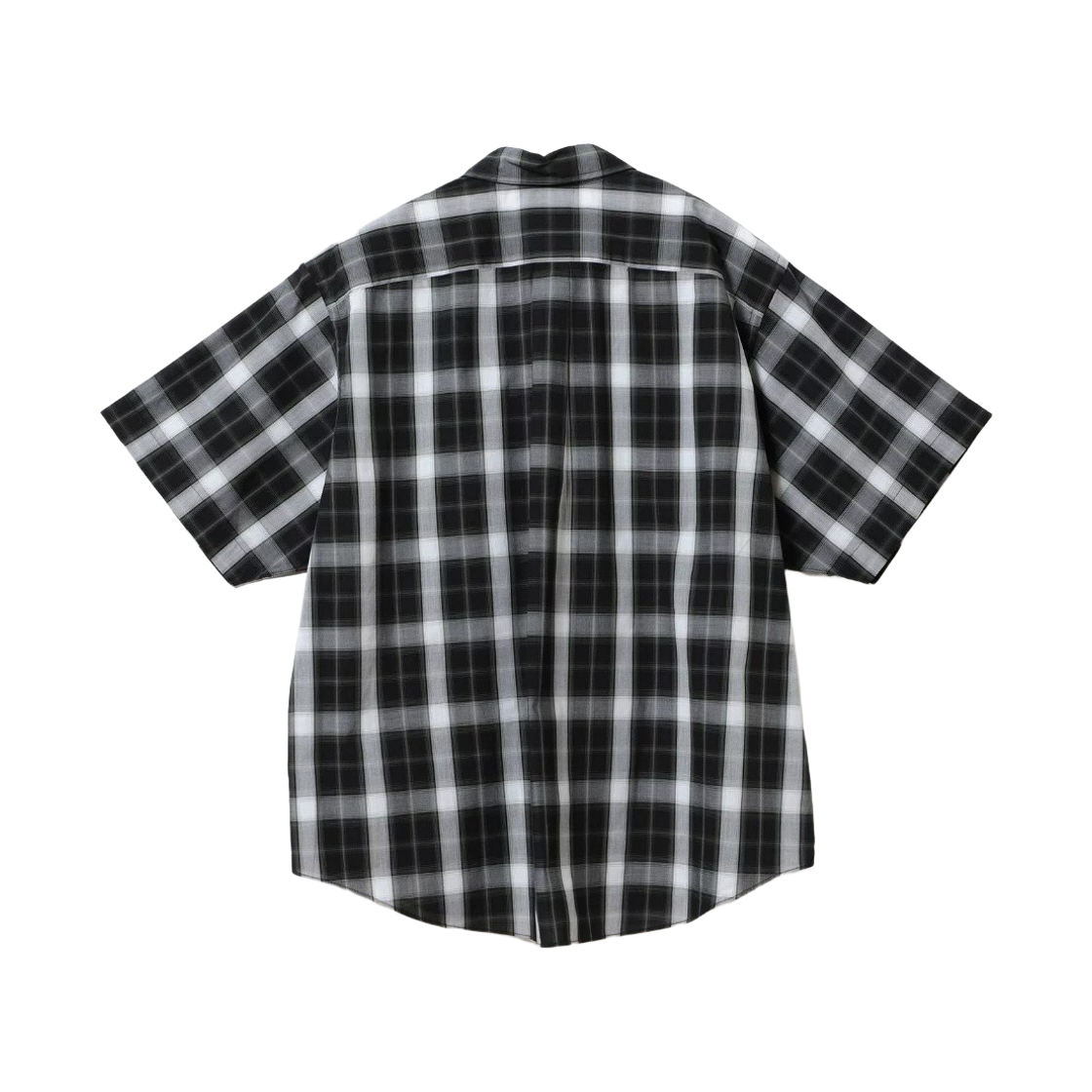 단톤 x 빔즈 숏슬리브 셔츠 블랙 화이트(Danton x Beams Short Sleeve Shirt Black White) - 2