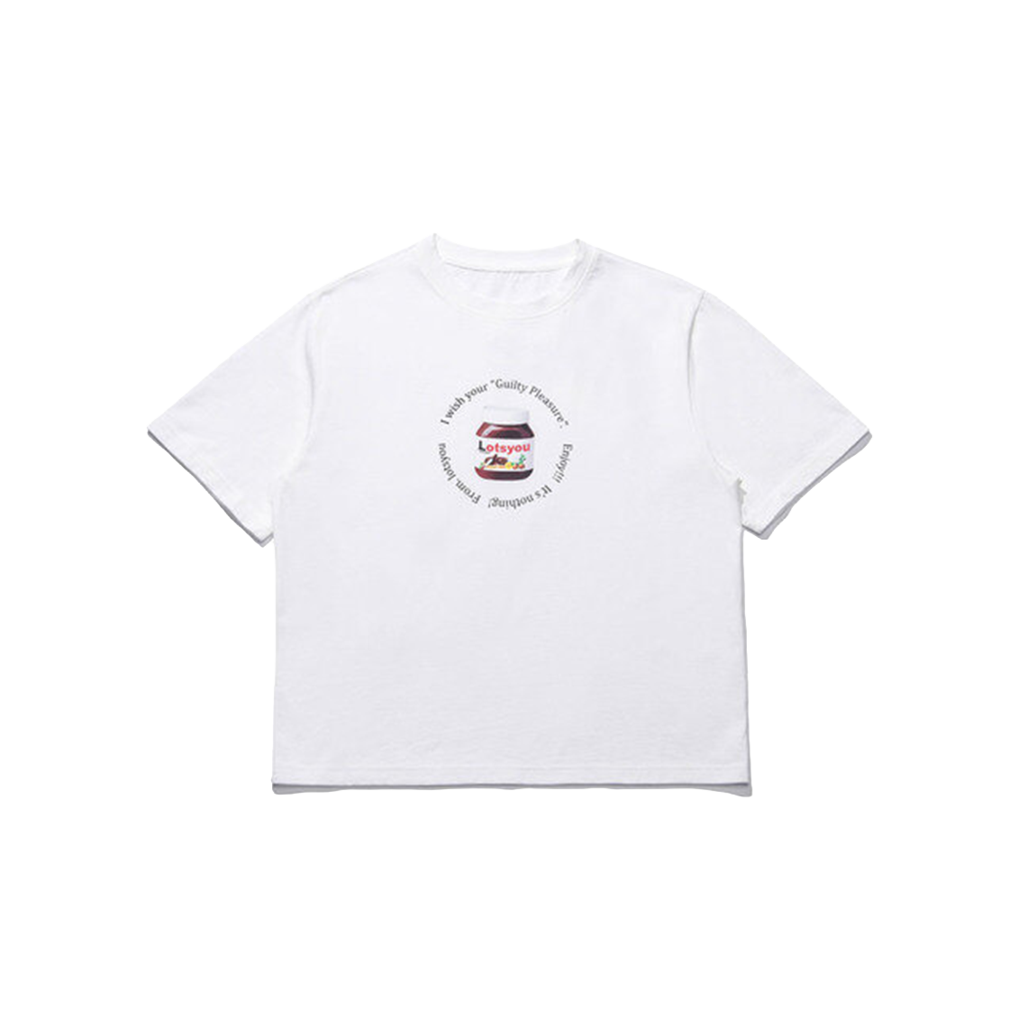 PWTT2RSW203WHT LOTS YOU Devils Chocolate Spread Guilty Pleasure T-Shirt