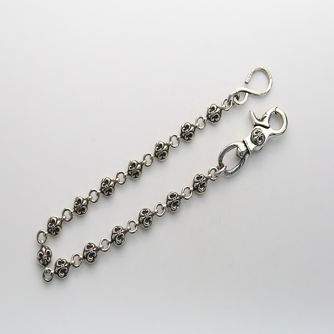 한스룸 크롬하츠 No2 BS 플레어 숏 월렛 체인(Hansroom Chrome Hearts No2 Bs Fleur Short Wallet Chain) - 4