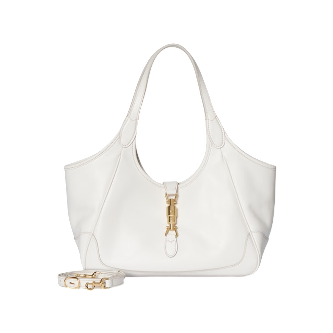 866646-AAGIA-9214 Gucci Mercato Small Tote Bag White
