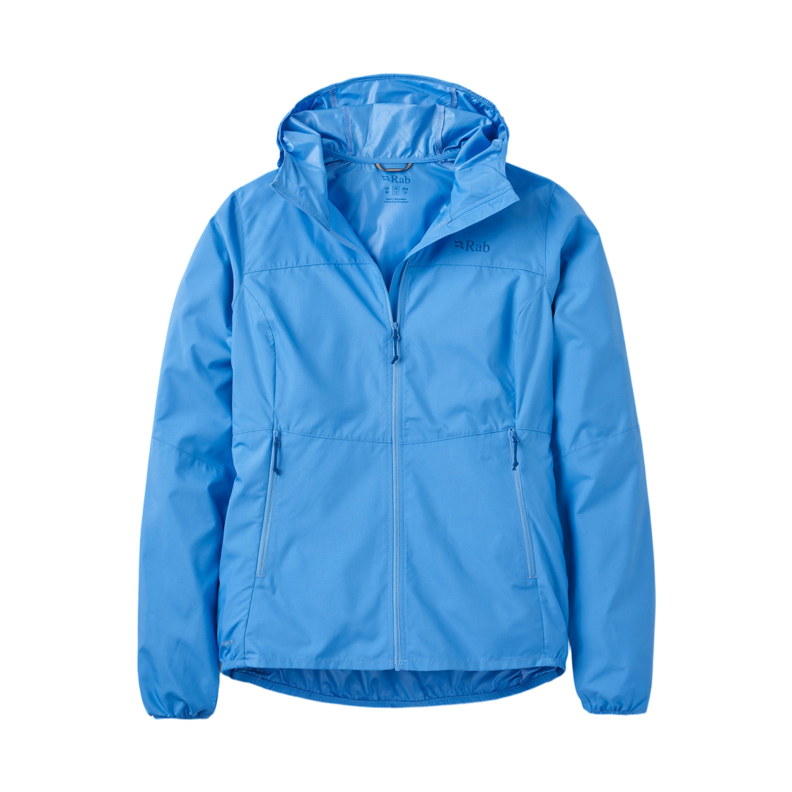 QWS-85 (W) Rab Windgather Hooded Jacket Bluebird