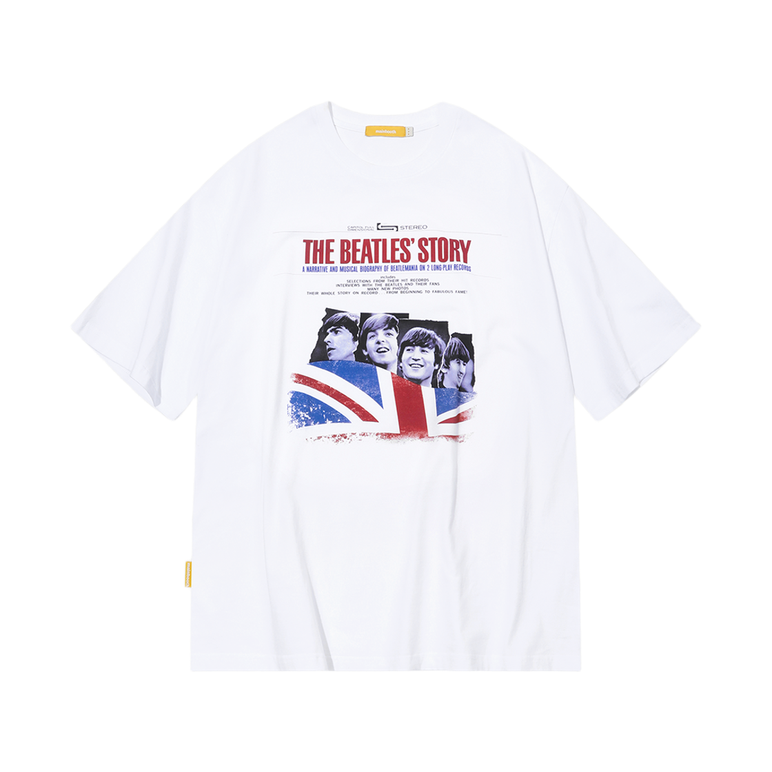 MBBES4HTU23WH MAINBOOTH [Beatles] Story T-Shirt White