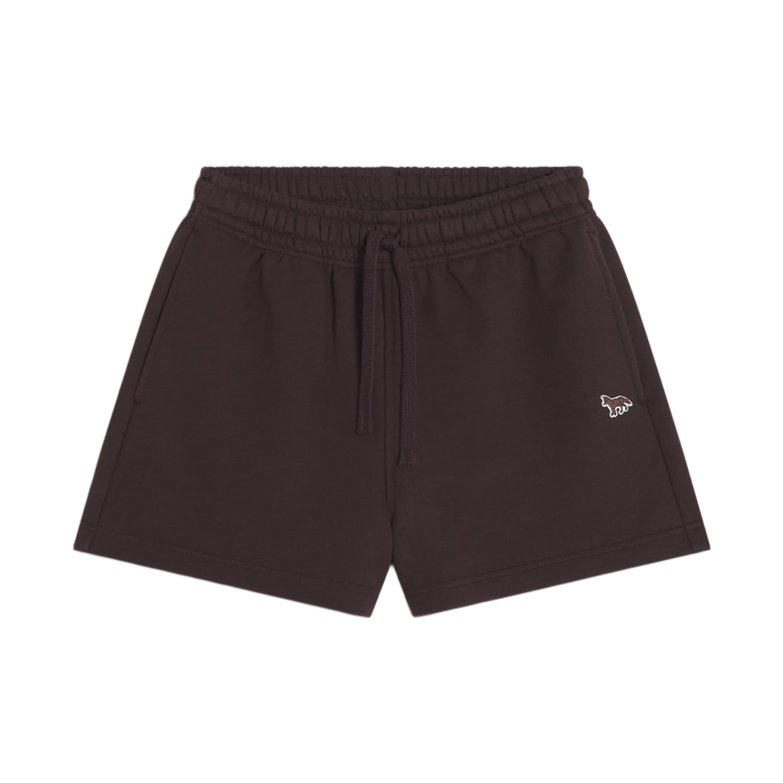 (W) 메종 키츠네 베이비 폭스 레귤러 조그 쇼츠 가나슈((W) Maison Kitsune Baby Fox Regular Jog Shorts Ganache) - 1