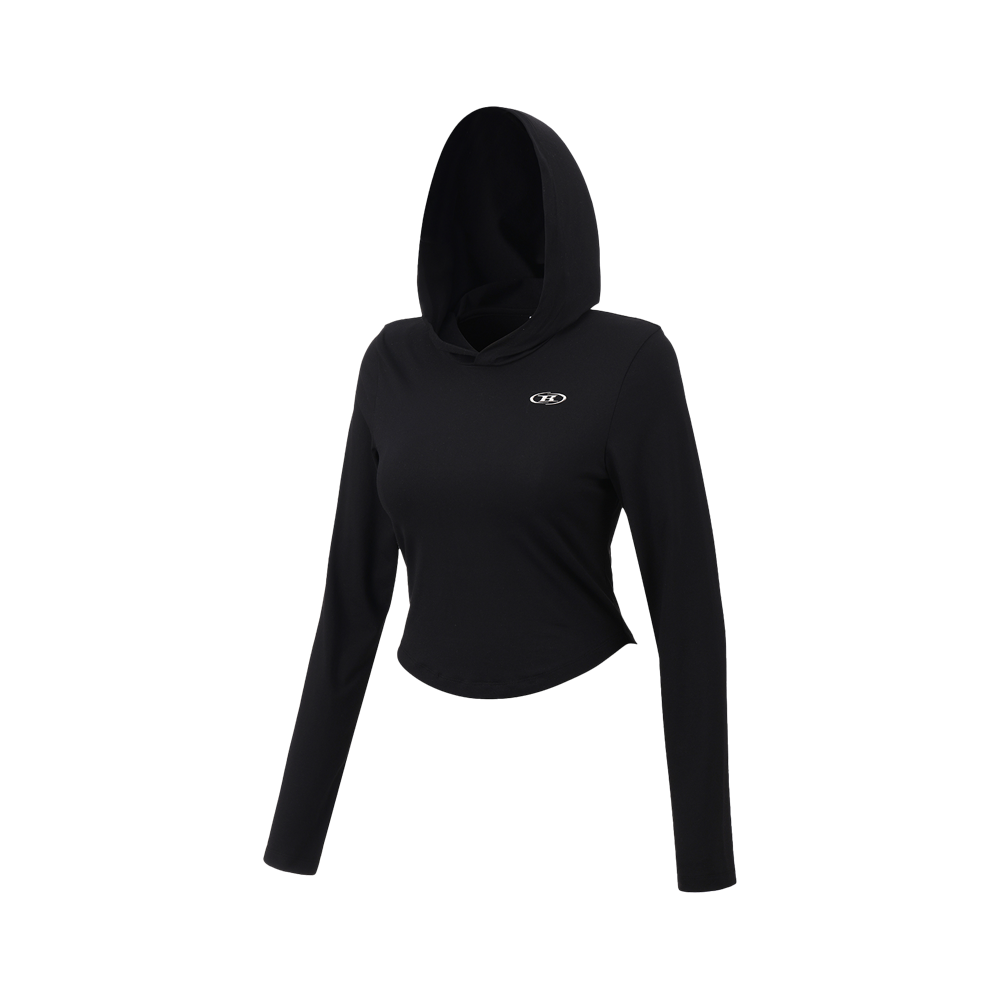 BH1WHT238BK BORN TO WIN W B-Soft Easy Hoodie Black