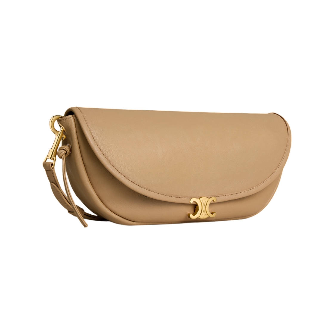 셀린느 리틀 하프문 소프트 트리옹프 서플 샤이니 램스킨 샌드캐슬(Celine Little Halfmoon Soft Triomphe in Supple Shiny Lambskin Sandcastle) - 2