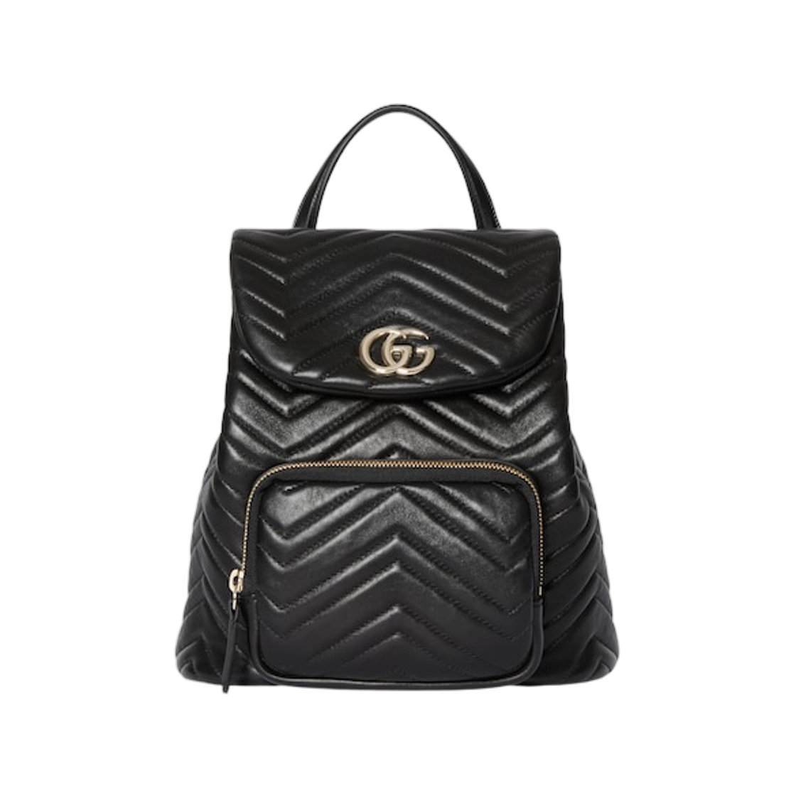 구찌 GG 마몽 스몰 백팩 블랙(Gucci GG Marmont Small Backpack Black)