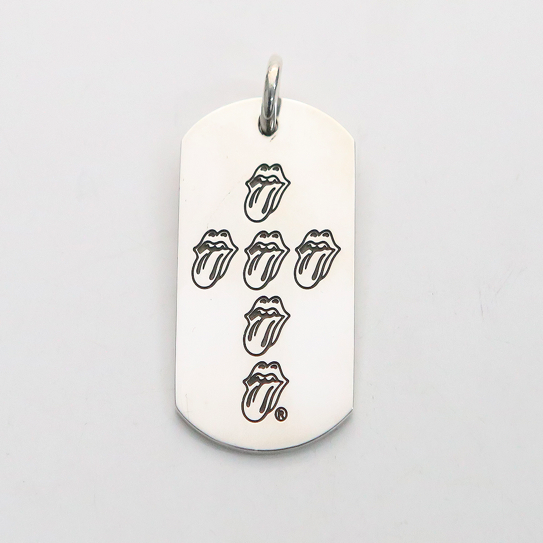 한스룸 크롬하츠 롤링스톤즈 도그택 라지(Hansroom Chrome Hearts Lip&Tongue Dog Tag Lrg) - 2