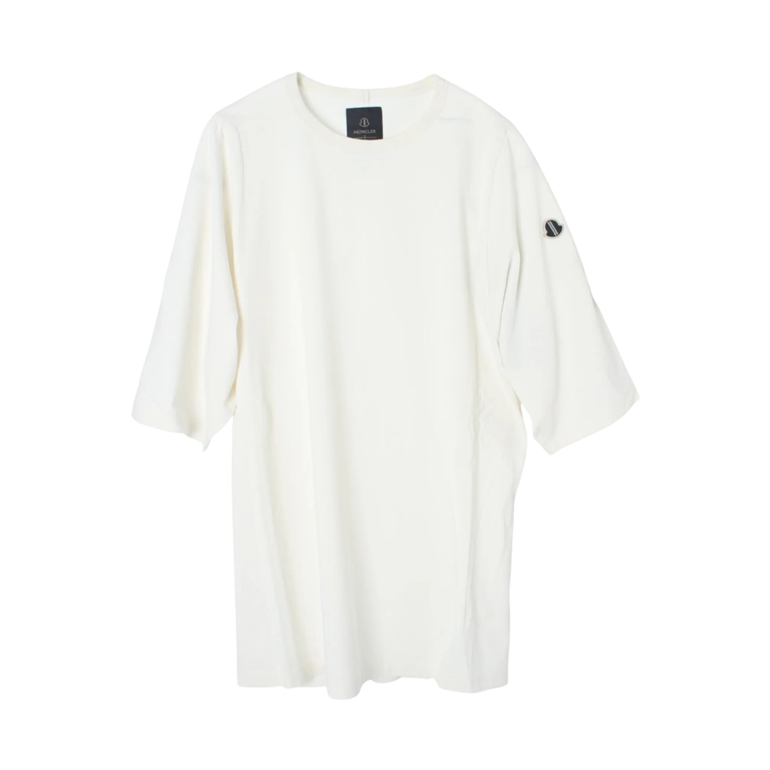 J2-09N-8C00002-M4630-041 Moncler x Rick Owens Cotton T-Shirt Milk - 24FW