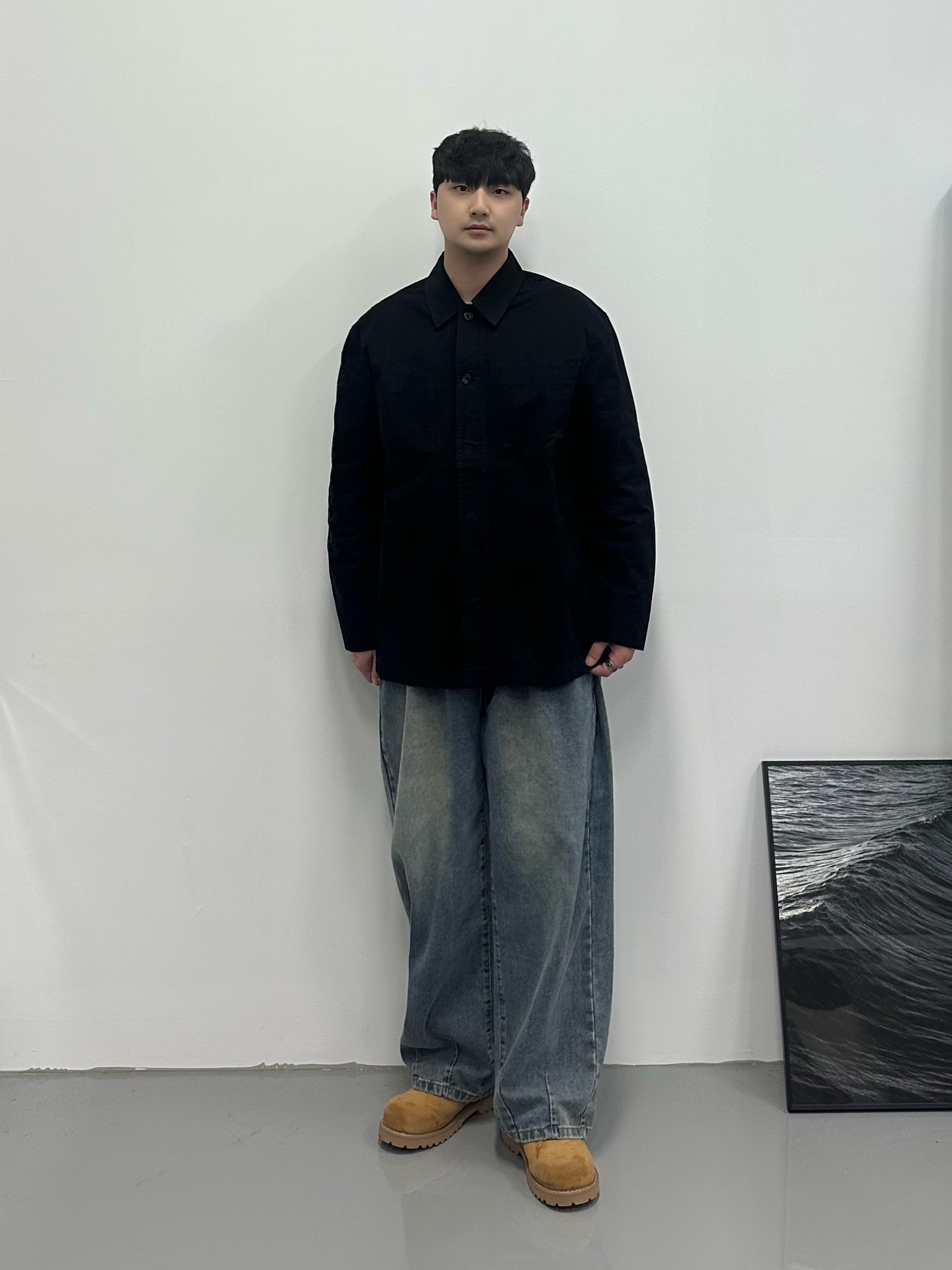 Timberland Premium 6 inch Waterproof Boot Wheat Nubuck - Wide 착용 스타일 - 1