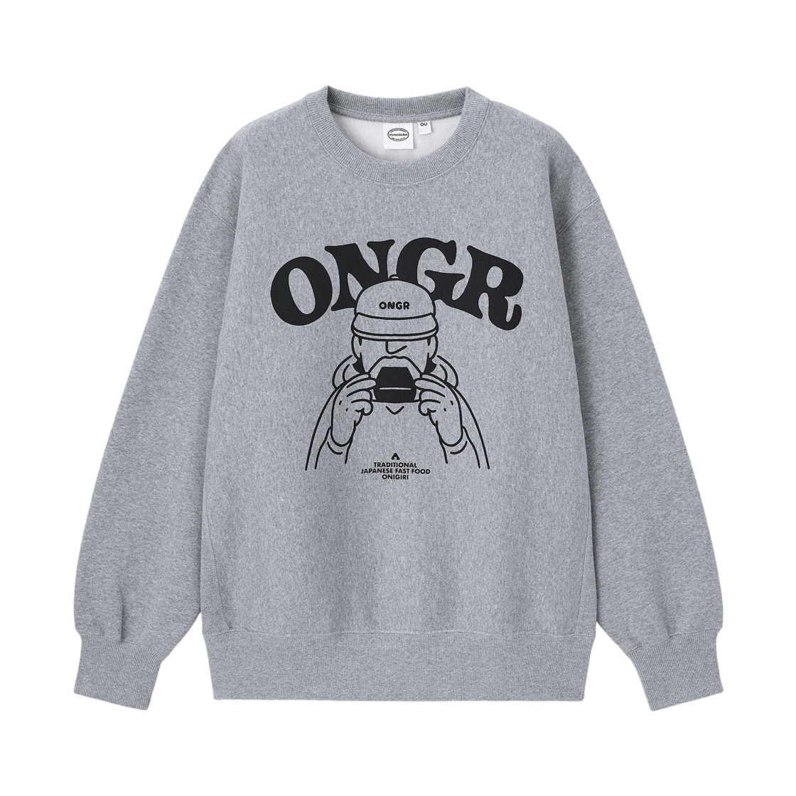 358594-03 GU Yunosuke Heavyweight Sweatshirt Gray