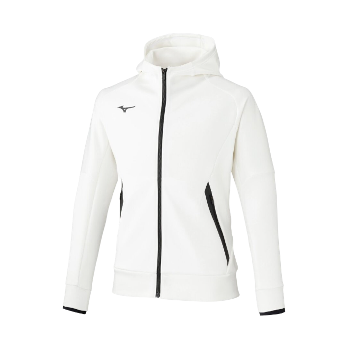 32MCC05002 Mizuno Stretch Sweat Hoodie Off White