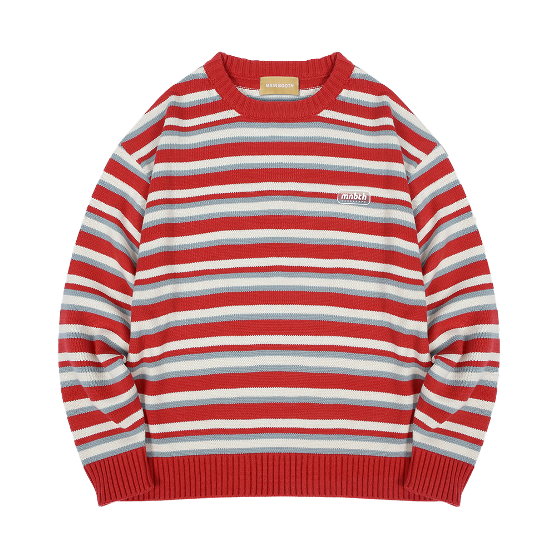 메인부스 젤리빈 스웨터 레드