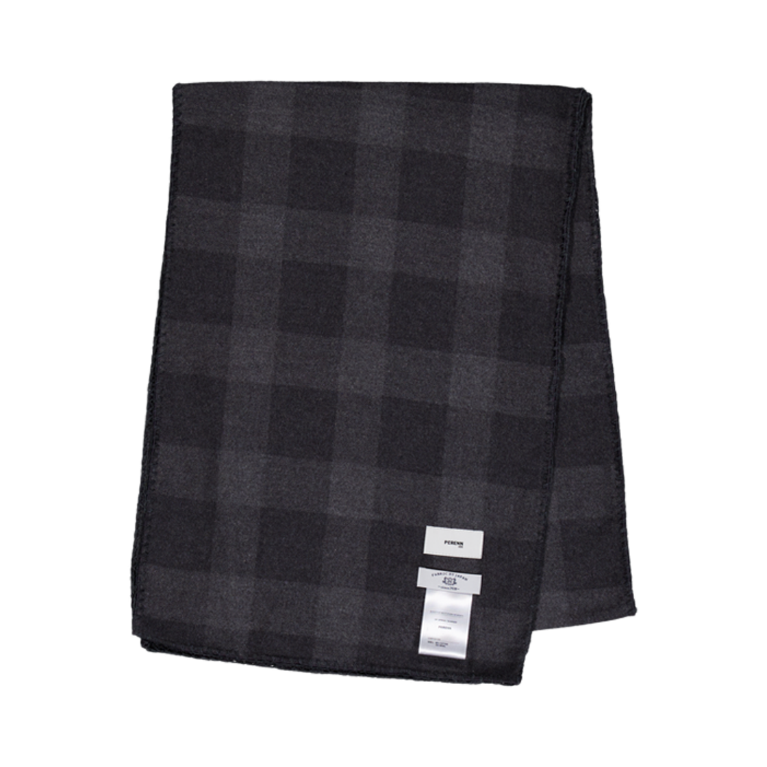 퍼렌 체크 스카프 챠콜(PERENN Check Scarf Charcoal) - 2