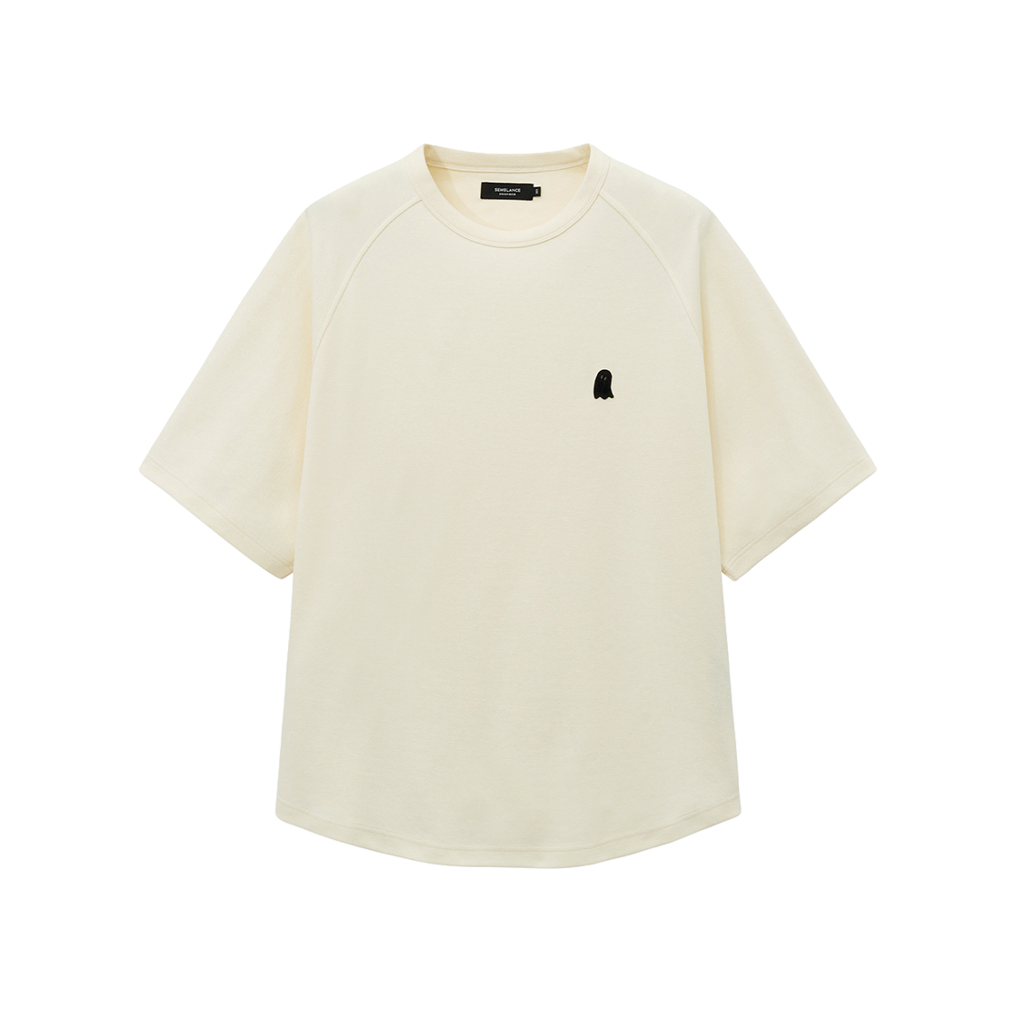 지오송지오 셈블런스 래글런 티셔츠 크림 ZH2TS805CR(ZIOSONGZIO SEMBLANCE Raglan T Shirt Cream)