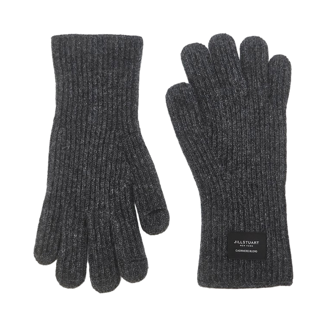 JUGV5F301G2 Jillstuart Men's Acc Gray Melange Wool Cashmere Finger Hole Gloves Jugv5F301G2 Normal Grey