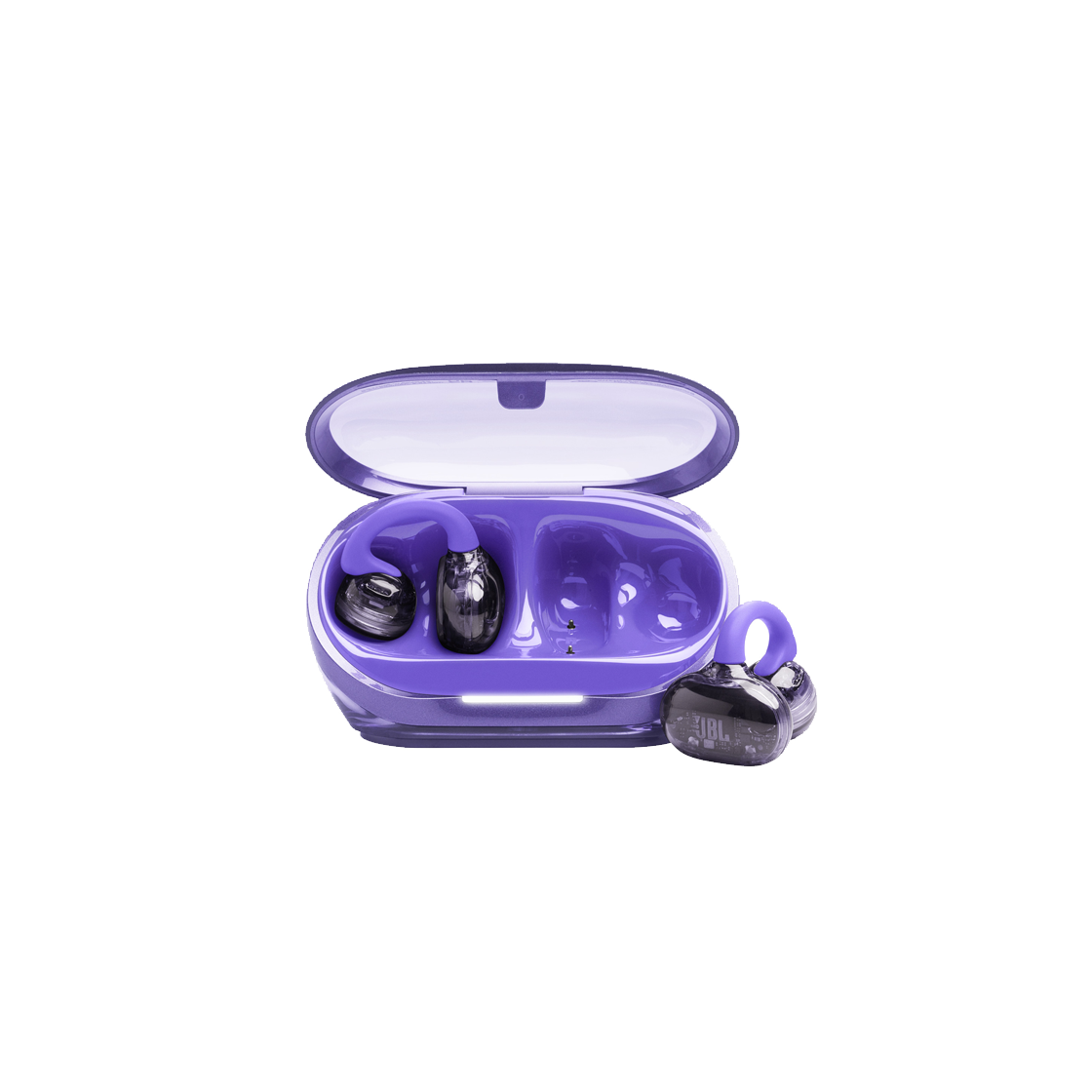 제이비엘 SOUNDGEAR CLIPS 사운드기어 클립 오픈형 블루투스 이어폰 귀걸이 퍼플(JBL SOUNDGEAR CLIPS Open Bluetooth Earphones Earrings Purple) - 2