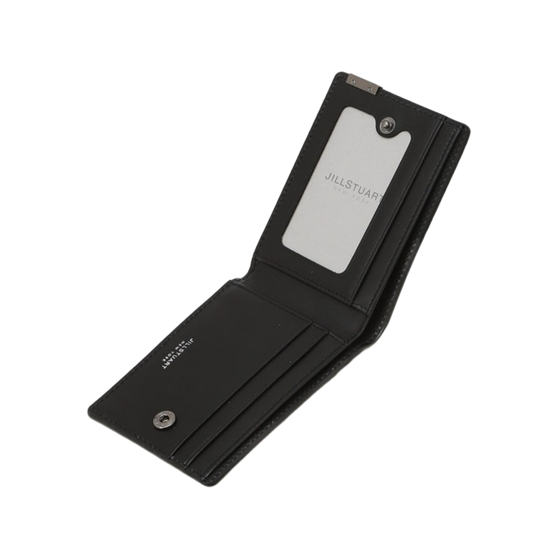 질스튜어트 액세사리 남성 블랙 로고장식 소가죽 카드지갑 JUHO6E550BK 블랙(Jillstuart Men's Acc Black Logo Detail Cow Leather Card Wallet Juho6E550Bk Black) - 2