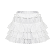 REISE MIYA Lili Frill Skirt White