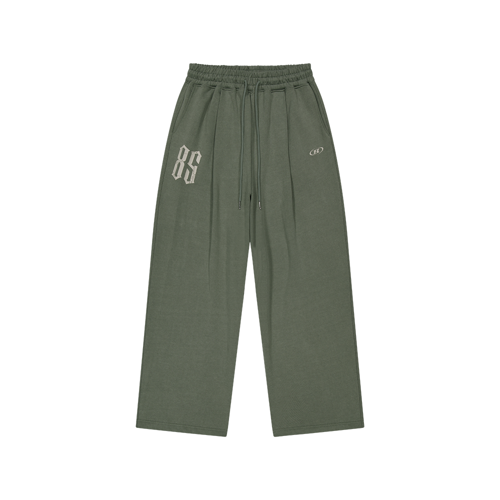 본투윈 85 피그먼트 원턱 세미 와이드핏 팬츠 카키(BORN TO WIN 85 Pigment One Tuck Semi Wide Fit Pants Khaki)