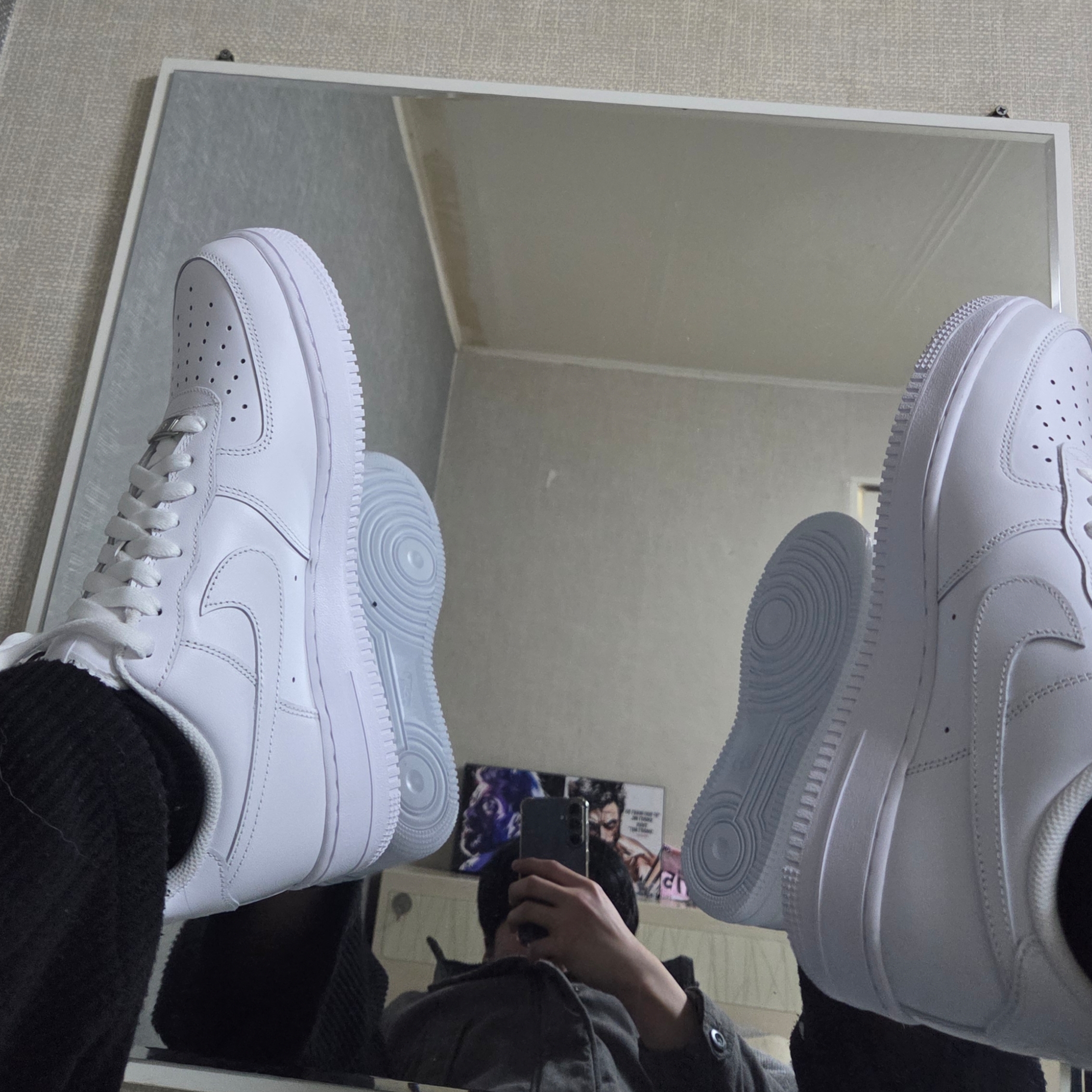 Nike Air Force 1 '07 Low White 착용 스타일