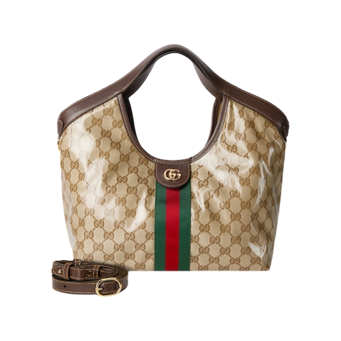 구찌 질리오 스몰 토트백 샌드 다크 브라운(Gucci Giglio Small Tote Bag Sand Dark Brown) - 1