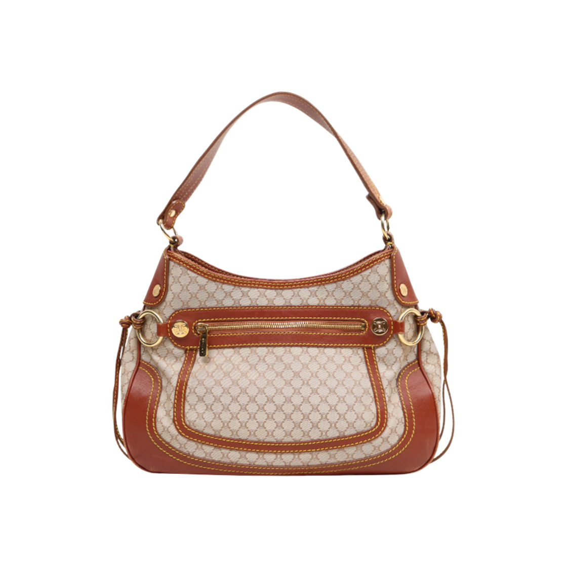 ITMDA44STIOF Celine Beige Macadam Shoulder Bag C-A50092