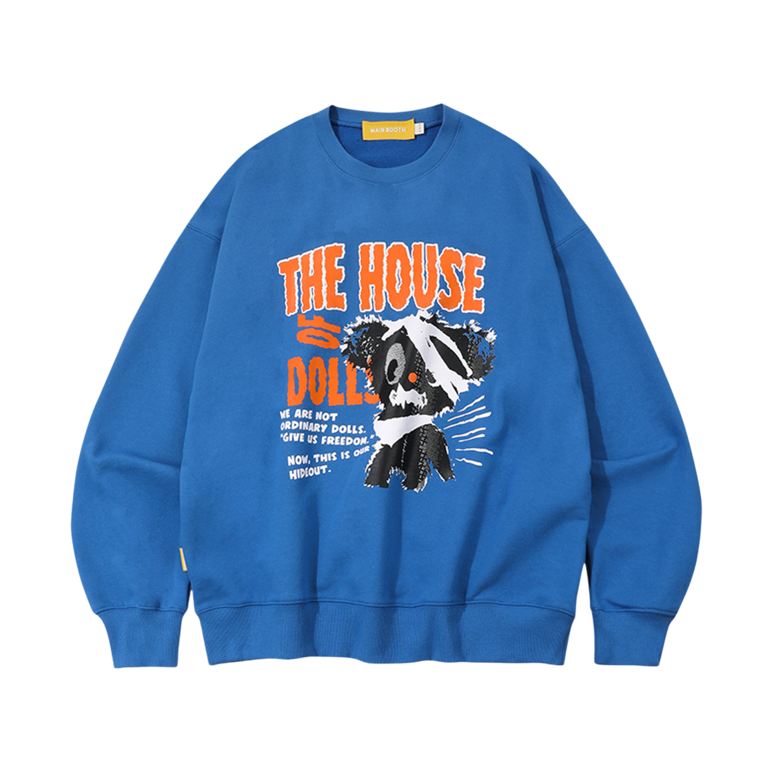 메인부스 돌 하우스 스웨트셔츠 블루(MAINBOOTH Doll House Sweatshirt Blue) - 1