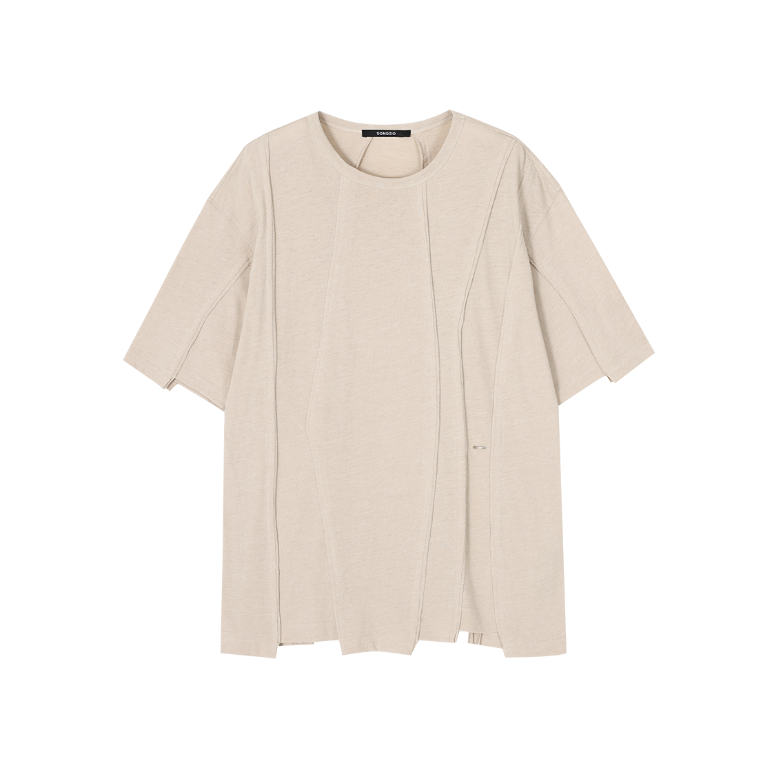SI3TS739BE SONGZIO COLLECTION Polyptych T Shirt Beige